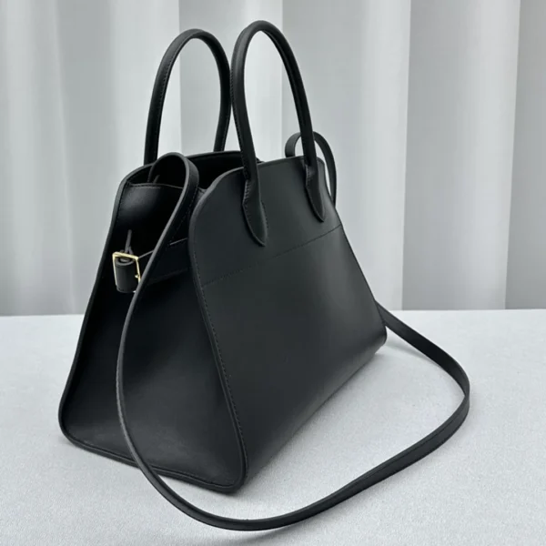 High End Leather Margaux 12 Stylish Minimalist Shoulder Bag Handbag for Women Designer Female Girls Large Tote Bag Travelling