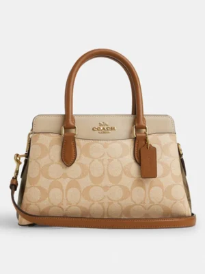 Coach Mini Darcie Carryall Bag Leather Tote Bag Top Handle Satchel Bags For Women,CS553 IMWQ4