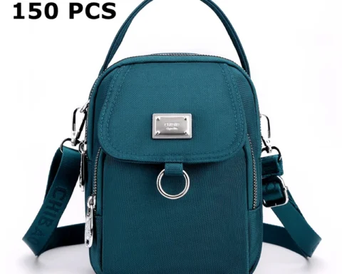 150 pcs Small Shoulder Bag Women CrossBorder Supply Of Composite Fabric LeisureLadies Backpack Embroidered Han Pocket
