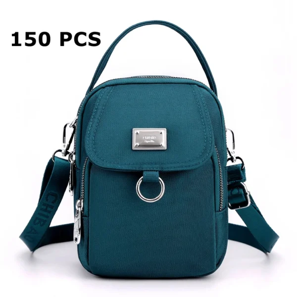 150 pcs Small Shoulder Bag Women CrossBorder Supply Of Composite Fabric LeisureLadies Backpack Embroidered Han Pocket